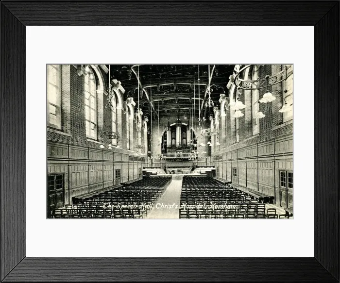 Framed Print : Speech Hall, Christs Hospital, Horsham, West Sussex Framed Print : Speech Hall, Christs Hospital, Horsham, West Sussex