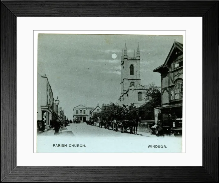 Framed Print : Parish church of St John the Baptist, Windsor Framed Print : Parish church of St John the Baptist, Windsor