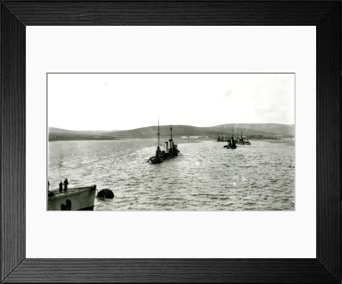Framed Print : Sinking of German Fleet, Scapa Flow, 21 June 1919 Framed Print : Sinking of German Fleet, Scapa Flow, 21 June 1919