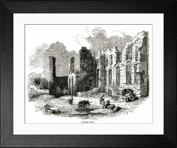 Framed Print : Ruins of Leicester Abbey, Leicestershire Framed Print : Ruins of Leicester Abbey, Leicestershire