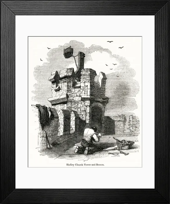 Framed Print : St Marys Church tower and beacon, Monken Hadley, London Framed Print : St Marys Church tower and beacon, Monken Hadley, London