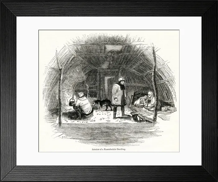 Framed Print : Interior of a Kamchatka dwelling, eastern Russia Framed Print : Interior of a Kamchatka dwelling, eastern Russia