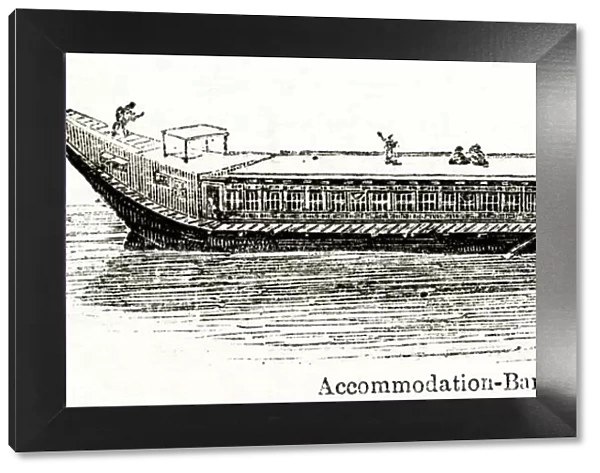 Chinese accommodation barge