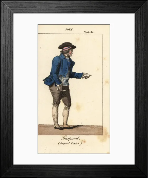 Framed Print : Actor Joly or Adrien Jean Baptiste Mussat (1776-1839) Framed Print : Actor Joly or Adrien Jean Baptiste Mussat (1776-1839)