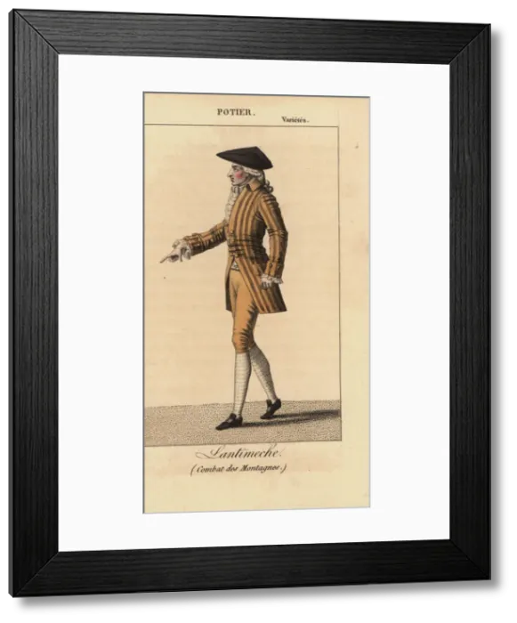 Framed Print : Comic actor Charles Potier as Lantimeche in Framed Print : Comic actor Charles Potier as Lantimeche in