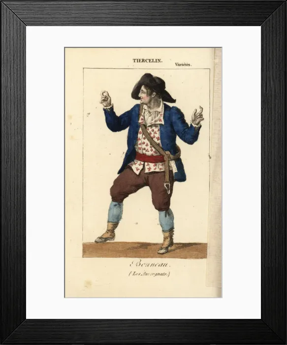 Framed Print : Jacques Nicolas Tiercelin as Bonneau in Les Auvergnats Framed Print : Jacques Nicolas Tiercelin as Bonneau in Les Auvergnats