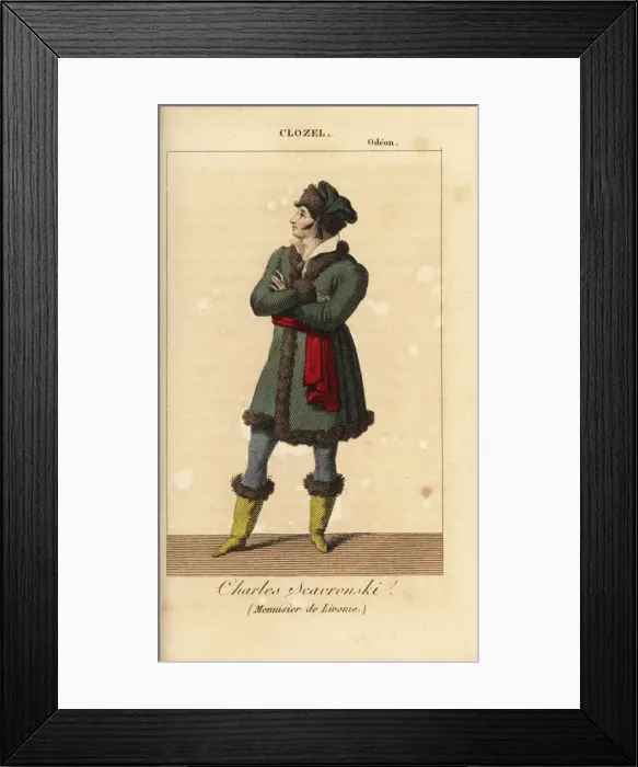 Framed Print : Pierre Clozel as Charles Scavronski in Menuisier Framed Print : Pierre Clozel as Charles Scavronski in Menuisier