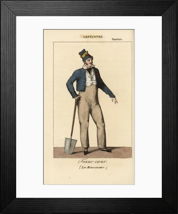 Framed Print : Lepeintre as Franc-coeur in Les Moissoneurs Framed Print : Lepeintre as Franc-coeur in Les Moissoneurs