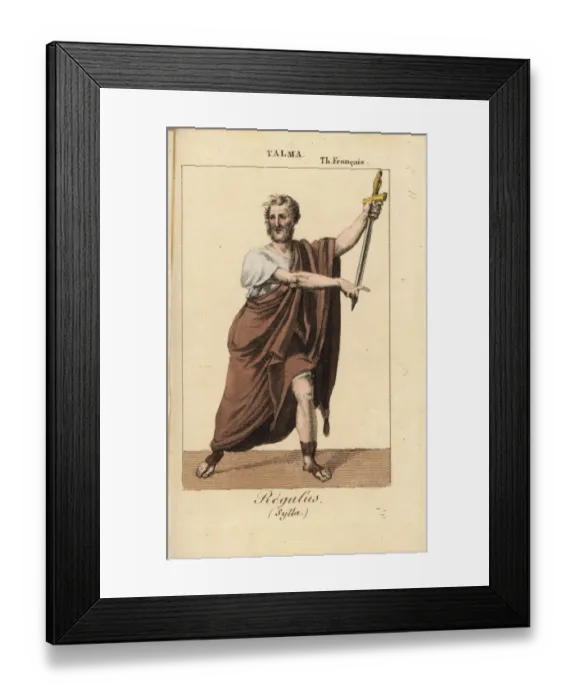 Framed Print : Talma as Regulus in Sylla by Jouy at the Theatre Framed Print : Talma as Regulus in Sylla by Jouy at the Theatre