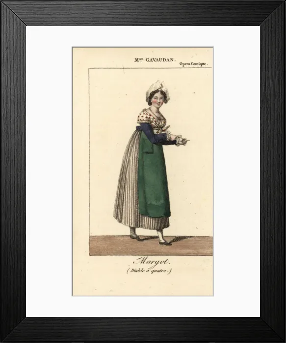 Framed Print : French opera soprano Mme. Gavaudan, 1781-1840 Framed Print : French opera soprano Mme. Gavaudan, 1781-1840