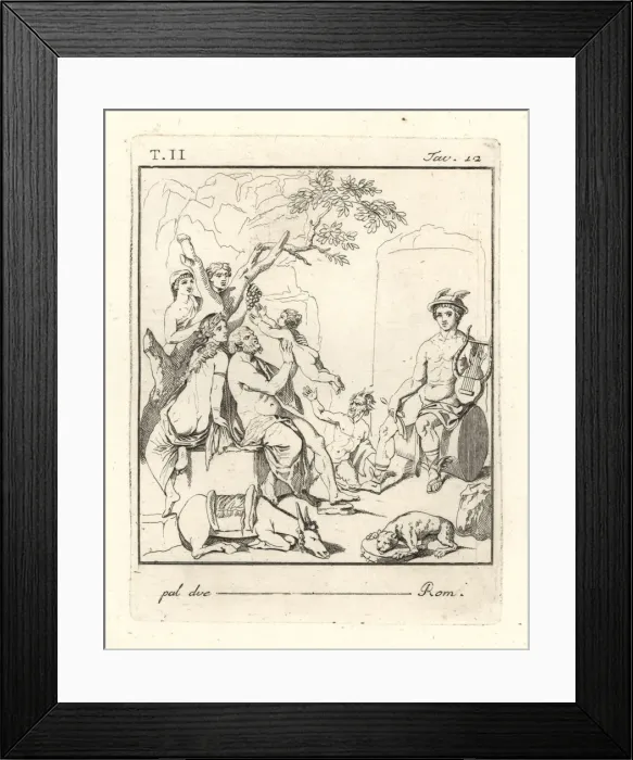 Framed Print : The education of Bacchus Framed Print : The education of Bacchus