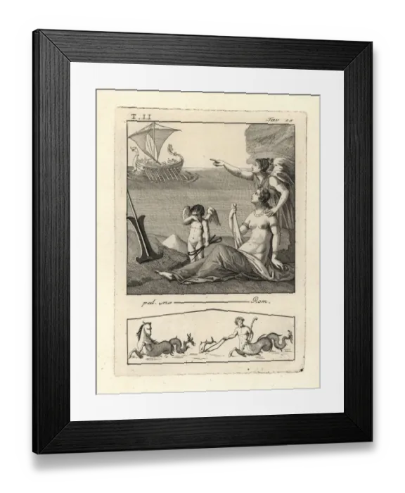 Framed Print : The abandonment of Ariadne on Naxos island by Theseus Framed Print : The abandonment of Ariadne on Naxos island by Theseus