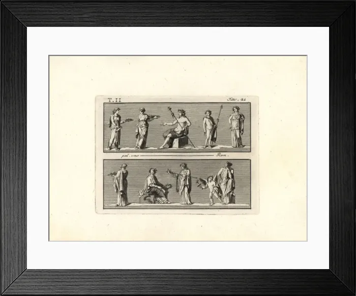 Framed Print : Bacchic initiation rites Framed Print : Bacchic initiation rites