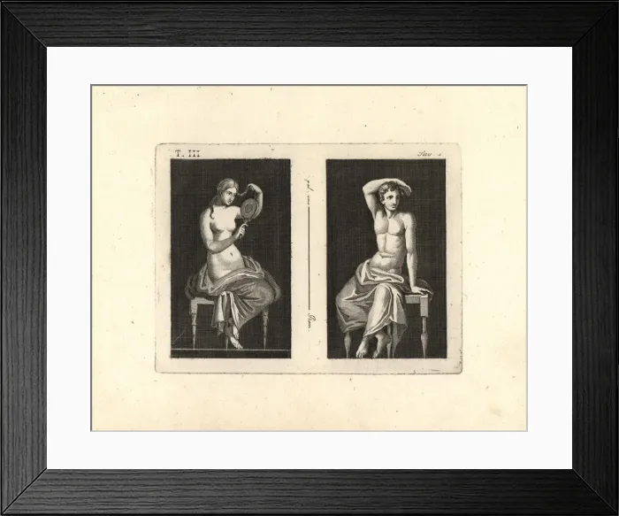 Framed Print : Venus with a mirror and Vulcan Framed Print : Venus with a mirror and Vulcan