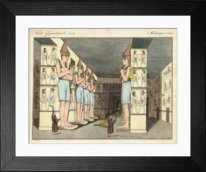 Framed Print : Interior of the Abu Simbel rock temples, Nubia, Egypt Framed Print : Interior of the Abu Simbel rock temples, Nubia, Egypt