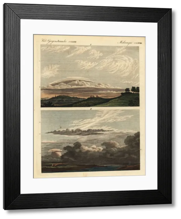 Framed Print : Natural history of cloud formations Framed Print : Natural history of cloud formations