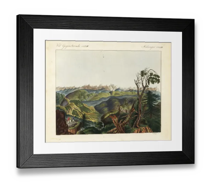 Framed Print : View of the Himalayan mountains Framed Print : View of the Himalayan mountains