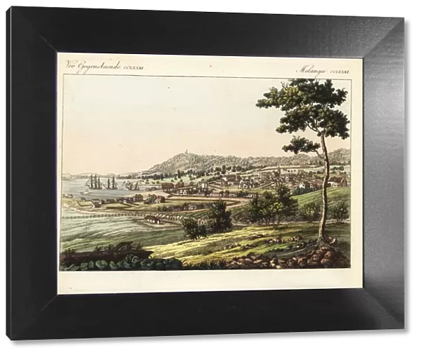 View of the town of Hobart, Tasmania, 1821