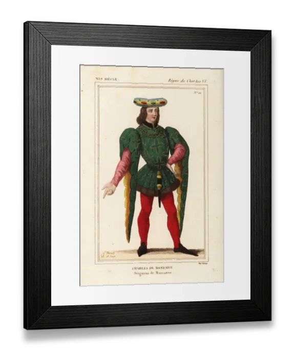 Framed Print : Charles de Montaigu, Seigneur de Marcoussy Framed Print : Charles de Montaigu, Seigneur de Marcoussy