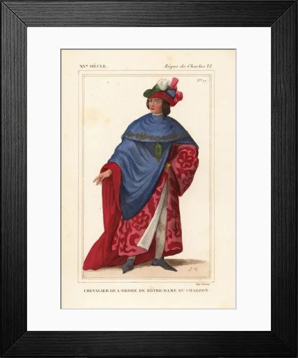 Framed Print : Knight of the Order of Our Lady of the Thistle Framed Print : Knight of the Order of Our Lady of the Thistle