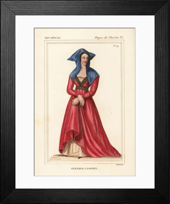 Framed Print : Gerarde Cassinel, lady of honour to Queen Framed Print : Gerarde Cassinel, lady of honour to Queen