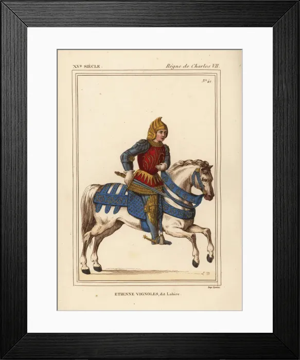 Framed Print : Etienne de Vignoles, La Hire, French military Framed Print : Etienne de Vignoles, La Hire, French military