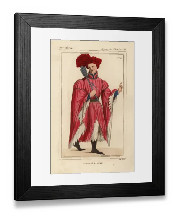 Framed Print : Sergent d armes or serjeant-at-arms with ceremonial Framed Print : Sergent d armes or serjeant-at-arms with ceremonial
