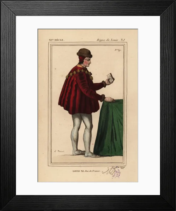 Framed Print : King Louis XI of France, 1423-1483 Framed Print : King Louis XI of France, 1423-1483