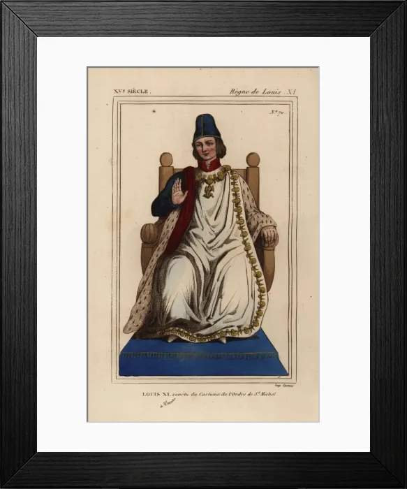 Framed Print : King Louis XI of France, 1423-1483 Framed Print : King Louis XI of France, 1423-1483