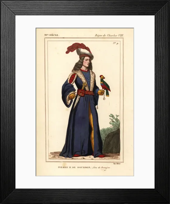 Framed Print : Peter II of Bourbon, Regent of France 1438-1503 Framed Print : Peter II of Bourbon, Regent of France 1438-1503