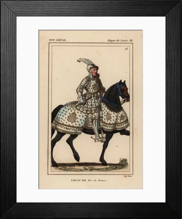 Framed Print : King Louis XII of France, 1462-1515 Framed Print : King Louis XII of France, 1462-1515