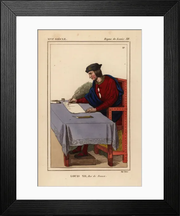 Framed Print : King Louis XII of France, 1462-1515 Framed Print : King Louis XII of France, 1462-1515