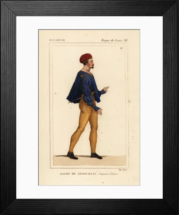 Framed Print : Jacques Ricard de Genouillac, Lord of Assier Framed Print : Jacques Ricard de Genouillac, Lord of Assier