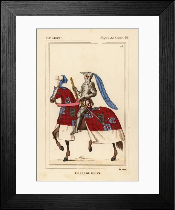 Framed Print : Pierre de Rohan, Marechal de Gie 1451-1513 Framed Print : Pierre de Rohan, Marechal de Gie 1451-1513