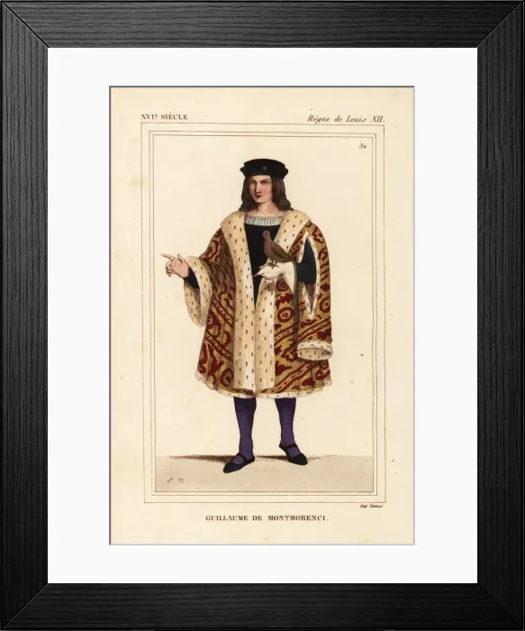 Framed Print : Guillaume de Montmorency, General des finances Framed Print : Guillaume de Montmorency, General des finances