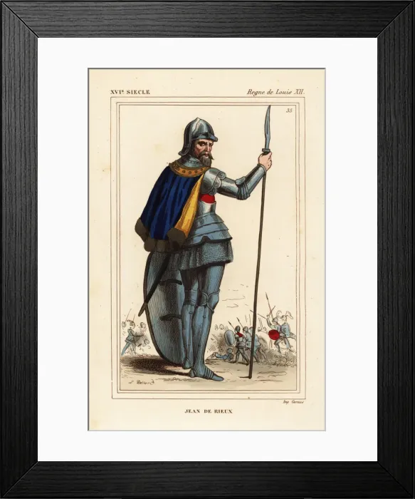 Framed Print : Jean IV de Rieux, Marshal of Britanny, Marechal Framed Print : Jean IV de Rieux, Marshal of Britanny, Marechal