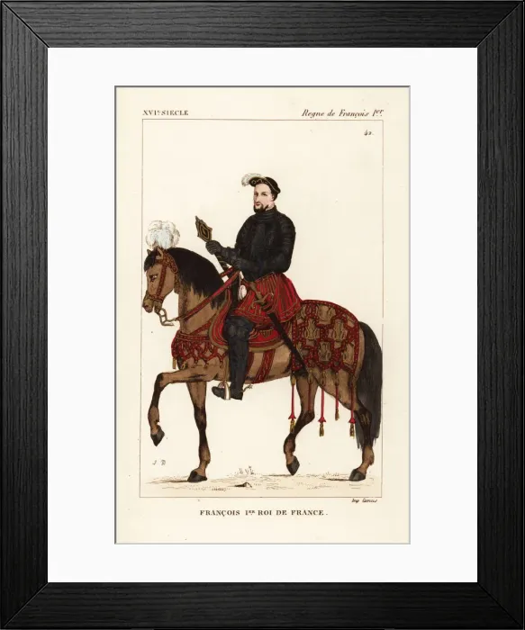 Framed Print : King Francis I of France. Francois I, roi Framed Print : King Francis I of France. Francois I, roi