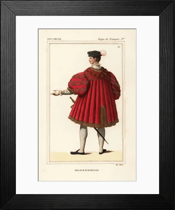 Framed Print : Rigaud d Aureille, knight, ambassador Framed Print : Rigaud d Aureille, knight, ambassador