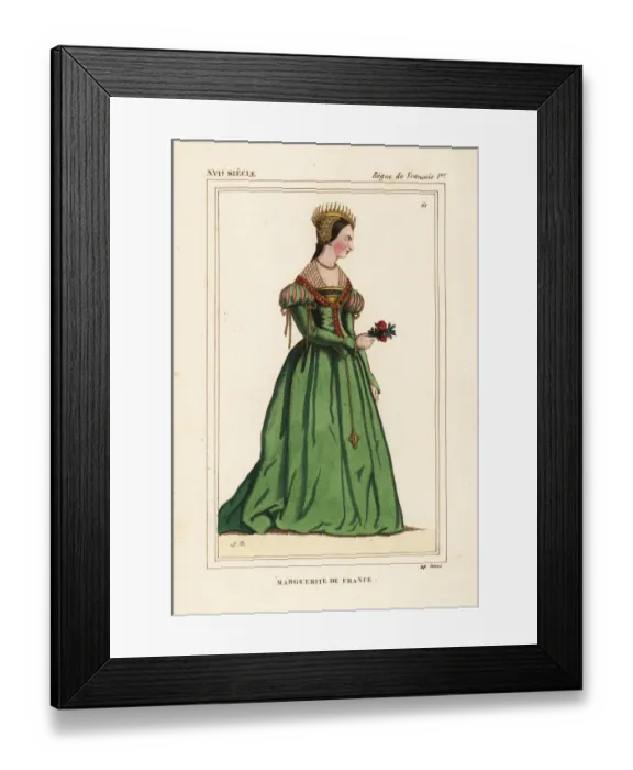 Framed Print : Marguerite de Navarre, Margaret of France, 1523-1574 Framed Print : Marguerite de Navarre, Margaret of France, 1523-1574