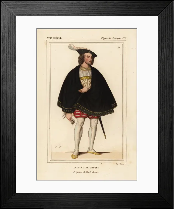 Framed Print : Antoine de Crequy, Seigneur de Pont-Remi Framed Print : Antoine de Crequy, Seigneur de Pont-Remi