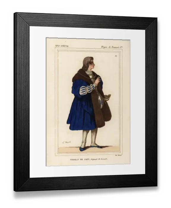 Framed Print : Thomas de Foix, Seigneur de Lescun, French soldier 1483-1525 Framed Print : Thomas de Foix, Seigneur de Lescun, French soldier 1483-1525