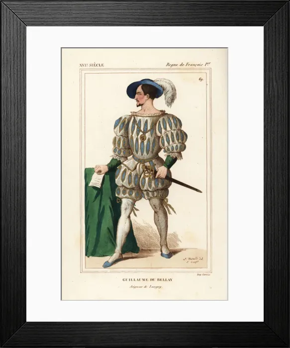 Framed Print : Guillaume du Bellay, ambassador, soldier Framed Print : Guillaume du Bellay, ambassador, soldier