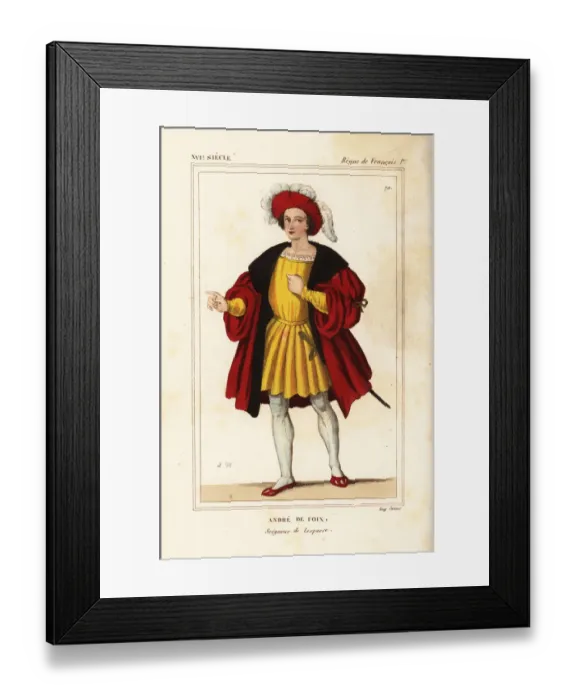 Framed Print : Andre de Foix, Lesparre, French soldier 1490-1547 Framed Print : Andre de Foix, Lesparre, French soldier 1490-1547