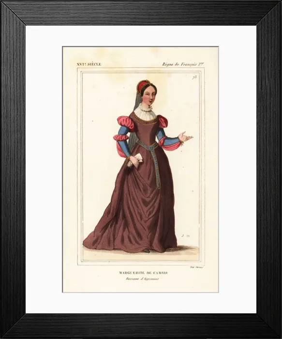 Framed Print : Marguerite de Cambis, Baronne d Aigremont Framed Print : Marguerite de Cambis, Baronne d Aigremont
