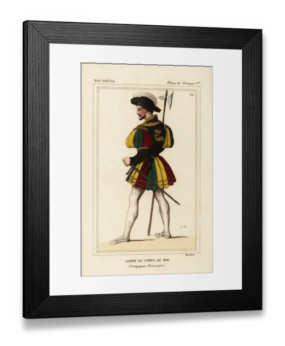 Framed Print : Garde du Corps du Roi, Compagnie Ecossaise Framed Print : Garde du Corps du Roi, Compagnie Ecossaise