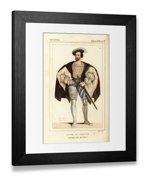 Framed Print : Claude de Lorraine, Duke of Guise Framed Print : Claude de Lorraine, Duke of Guise