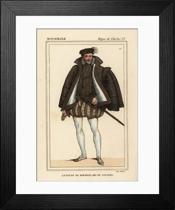 Framed Print : Antoine de Bourbon, King of Navarre Framed Print : Antoine de Bourbon, King of Navarre