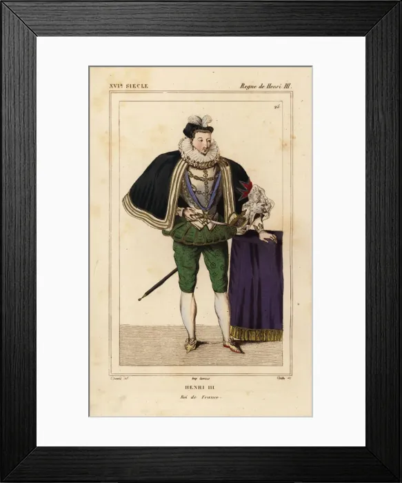 Framed Print : King Henri III of France Framed Print : King Henri III of France