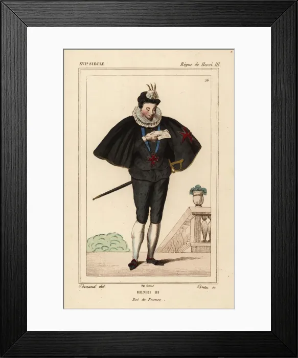 Framed Print : King Henri III of France Framed Print : King Henri III of France