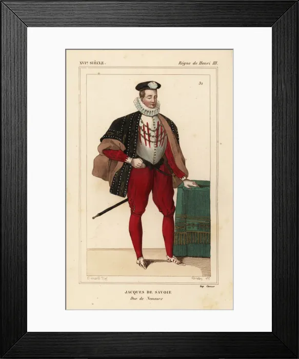 Framed Print : Jacques of Savoy, 2nd Duke of Nemours Framed Print : Jacques of Savoy, 2nd Duke of Nemours